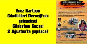 GECEDE SANATÇI GÖNÜL KARTAL DERNEK YARARINA KONSER VERECEK