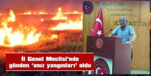 CAN, ANIZ YANGINLARINA KARŞI ALINAN ÖNLEMLERİ RAPOR HALİNDE SUNDU