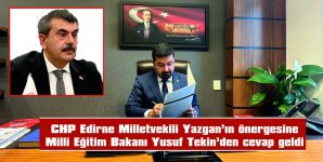 YAZGAN: “EDİRNE’DE TÜM OKULLARIN AKILLI TAHTA İLE DONATILMASI İÇİN SÜRECİN TAKİPÇİSİ OLMAYA DEVAM EDECEĞİZ”