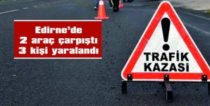 ARAÇLAR ÇEKİCİ YARDIMIYLA KAZA YERİNDEN KALDIRILDI