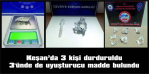 POLİS, 3 KİŞİYİ ARADI 3’Ü DE DOLU ÇIKTI!