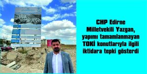 MİLLETVEKİLİ YAZGAN: “CUMHURBAŞKANI 250 BİN KONUT SÖZÜNÜ TUTSUN”