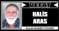 HACI HALİS ARAS VEFAT ETTİ