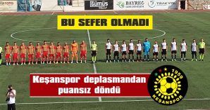 ÇORLUSPOR 1947: 2 – KEŞANSPOR: 0