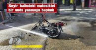 MOTOSİKLET KULLANILAMAZ HALE GELDİ