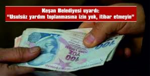 “ENGELLİLER YARARINA YARDIM TALEP EDEN KİŞİLERE İTİBAR ETMEYİN”