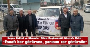 “ZARAR GÖREN ESNAFIMIZ VE HALKIMIZ”