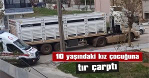 YARALI KIZ AMBULANSLA HASTANEYE KALDIRILDI