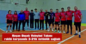 KEŞAN DOÇEK İLE MALKARA ELMALI MAHALLESİ VOLEYBOL TAKLARI MÜCADELE ETTİ