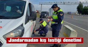 ARAÇLARINDA, KIŞ LASTİĞİ OLMAYAN SÜRÜCÜLERE CEZA KESİLDİ