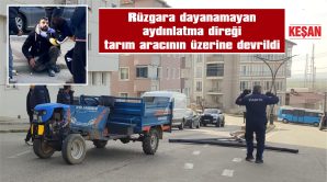 TARIM ARACI SÜRÜCÜSÜ YARALANDI