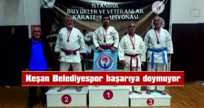 BELEDİYESPOR KARATE ANTRENÖRÜ HAMDİ ÇEVİK ŞAMPİYON OLDU