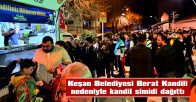 KEŞAN BELEDİYESİ BERAT KANDİLİ NEDENİYLE KANDİL SİMİDİ DAĞITTI