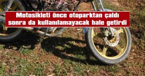 HEM HIRSIZDAN HEM DE OTOPARK YÖNETİMİNDEN ŞİKAYETÇİ OLDU