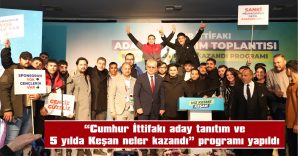 HELVACIOĞLU: “REFERANSIMIZ HİZMETLERİMİZ OLDU”