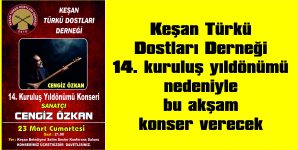 CENGİZ ÖZKAN’IN SAHNE ALACAĞI ÜCRETSİZ KONSERE TÜM TÜRKÜ SEVERLER DAVET EDİLDİ