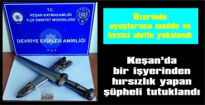 ÇALINTI MALZEMELER SAHİBİNE TESLİM EDİLDİ