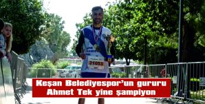 9 BİN SPORCU ARASINDA YİNE ŞAMPİYON OLDU