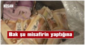 EVİNDE AĞIRLADIĞI MİSAFİRİN, PARA VE ALTIN ÇALDIĞINI İDDİA ETTİ