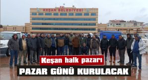 PAZARIN KURULMASINA, YAĞMUR YİNE ENGEL OLDU