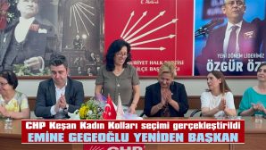 EMİNE GEGEOĞLU GÜVEN TAZELEDİ