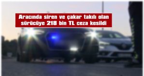SÜRÜCÜ GÖZALTINA ALINDI, ARAÇ DA OTOPARKA ÇEKİLDİ