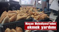EKMEKLER, MUHTARLIKLAR ARACILIĞI İLE YARDIMA MUHTAÇ AİLELERE DAĞITILDI