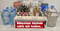 329 LİTRE SAHTE İÇKİ ELE GEÇİRİLDİ