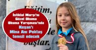 MİNA ANI PEKTAŞ’A BAŞARILAR DİLERİZ