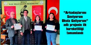 PROJE EKİBİ, İLÇE MİLLİ EĞİTİM MÜDÜRÜ İLHAN SAZ’I ZİYARE ETTİ