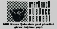 ADD KEŞAN ŞUBESİNİN YENİ YÖNETİMİ GÖREV DAĞILIMINI YAPTI