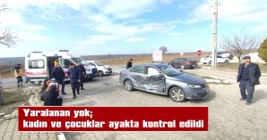 BEYENDİK TOKİ KONUTLARI GİRİŞİNDE TRAFİK KAZASI…