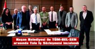 KEŞAN BELEDİYESİ İLE TÜM-BEL-SEN ARASINDA TOPLU İŞ SÖZLEŞMESİ İMZALANDI