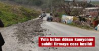 DÖKÜLEN BETON, İŞ MAKİNESİYLE TEMİZLENDİ