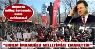 “HEDEF ALINAN YALNIZCA CUMHURİYET HALK PARTİSİ DEĞİL, MİLLETİN TA KENDİSİDİR.
