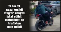 MOTOSİKLET, ÇEKİCİYLE OTO PARKA ÇEKİLDİ