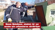 EKİPLERİN LARVASİT MÜCADELESİ DEVAM EDİYOR