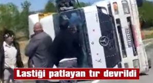 YARALI SÜRÜCÜ HASTANEYE KALDIRILDI