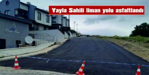 YAYLA SAHİLİNDE OLUŞAN ÇUKURLAR KAPATILDI