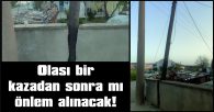 TELEFON DİREĞİ DİKEN ÜZERİNDE….