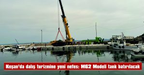 YAKLAŞIK 12-13 METRE DERİNLİĞE BATIRILACAK