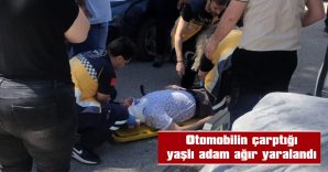 AMBULANSLA HASTANEYE KALDIRILDI