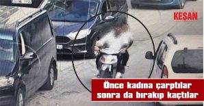 YARALI KADIN AMBULANSLA HASTANEYE KALDIRILDI