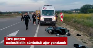 AMBULANSLA HASTANEYE KALDIRILDI