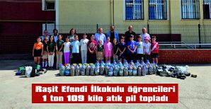 ATIK PİLLER, KEŞAN BELEDİYESİ İKLİM DEĞİŞİKLİĞİ VE SIFIR ATIK MÜDÜRLÜĞÜ YETKİLİLERİNE TESLİM EDİLDİ