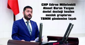ESNAF ODALARININ SORUNLARI TBMM’DE…