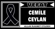 CEMİLE CEYLAN VEFAT ETTİ