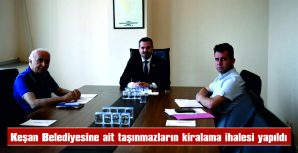 KEŞAN BELEDİYESİ’NE AİT TAŞINMAZLARIN KİRALAMA İHALESİ GERÇEKLEŞTİRİLDİ