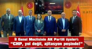 AK PARTİLİ İL GENEL MECLİSİ ÜYELERİ: “ACI ÜZERİNDEN SİYASET YAPMAK KİMSEYE YAKIŞMAZ”