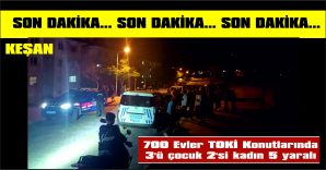 POMPALI TÜFEKTEN ÇIKAN SAÇAMALAR SONUCU 3’Ü ÇOCUK 2’Sİ KADIN 5 KİŞİ YARALANDI
